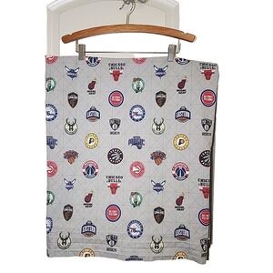 Pottery Barn Teen Flat Sheet NBA‎ Basketball Eastern Conference Full